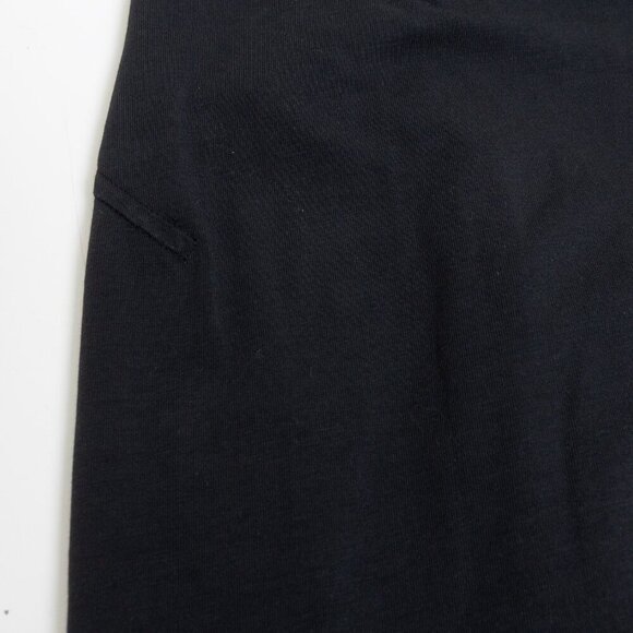 Lululemon Pima Cotton Open-Back Midi Dress Black Stretchy - Picture 7 of 11